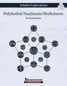 Echelon Explorations: Polyhedral Pantheons Worksheets cover