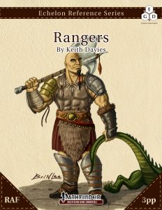 Echelon Reference Series: Ranger (3pp+PRD, RAF) cover